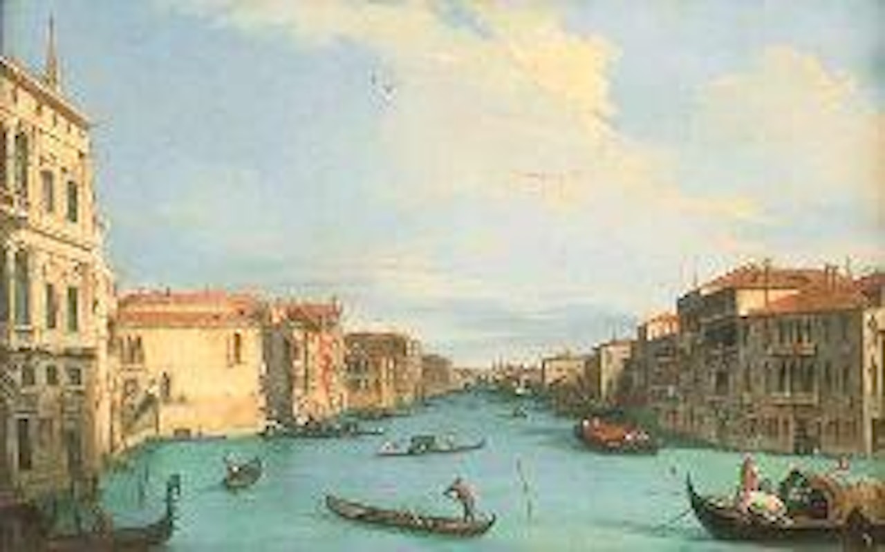 View of the Doge's Palace and Riva Degli Schiavone from the Bacino by Canaletto