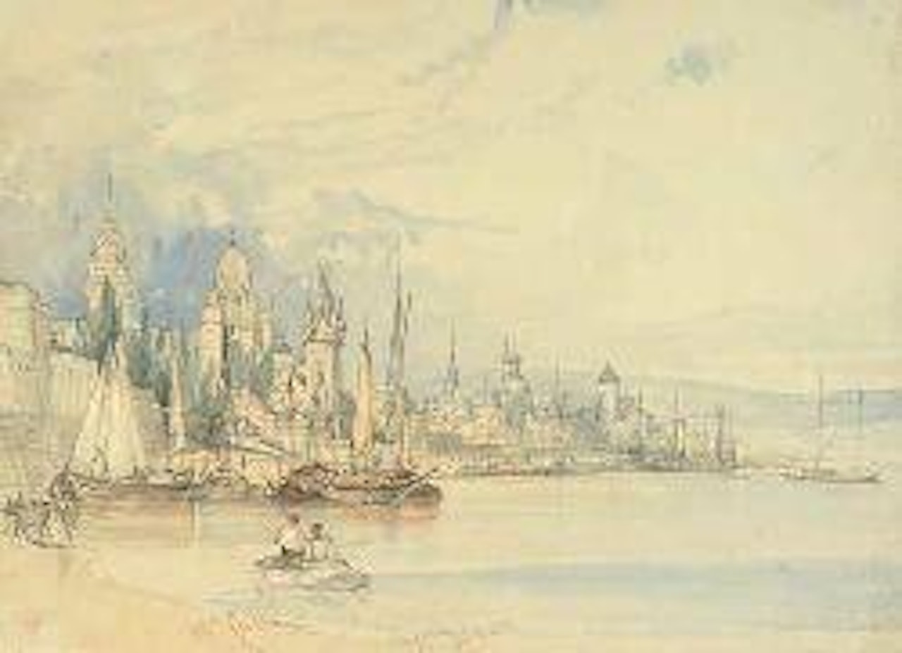 Mayence from the Rhine by William Callow