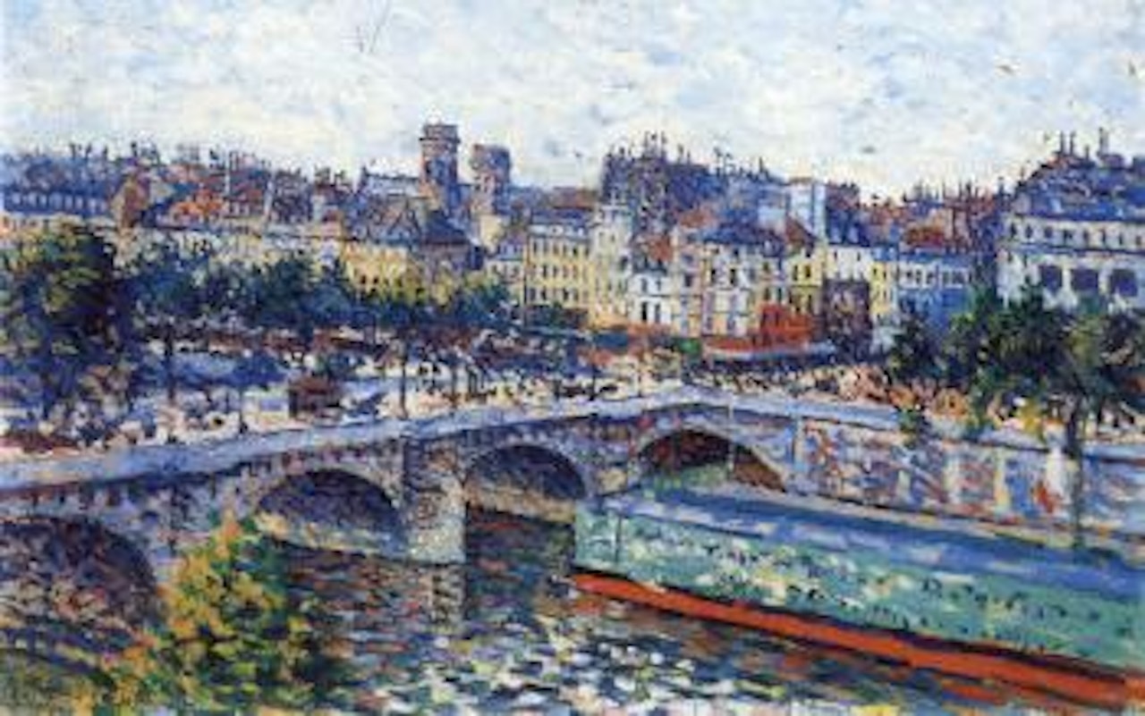 Le Pont-Neuf, Paris by Maximilien Luce