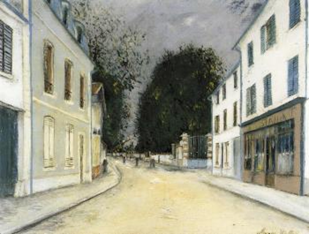 La rue a Sannois by Maurice Utrillo