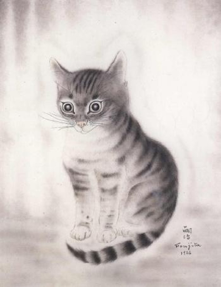 Chat by Leonard Tsuguharu Foujita