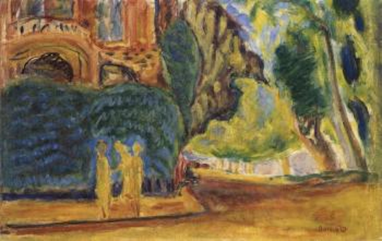 Trois femmes dans un paysage by Pierre Bonnard