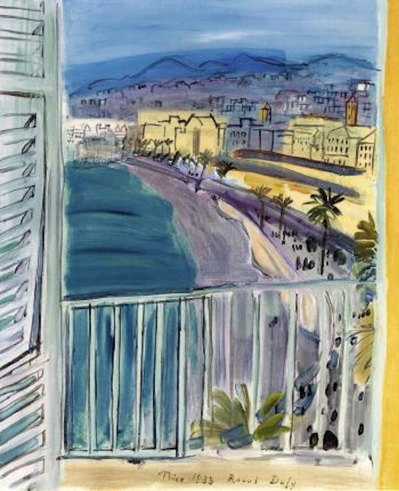 La fenetre a Nice by Raoul Dufy