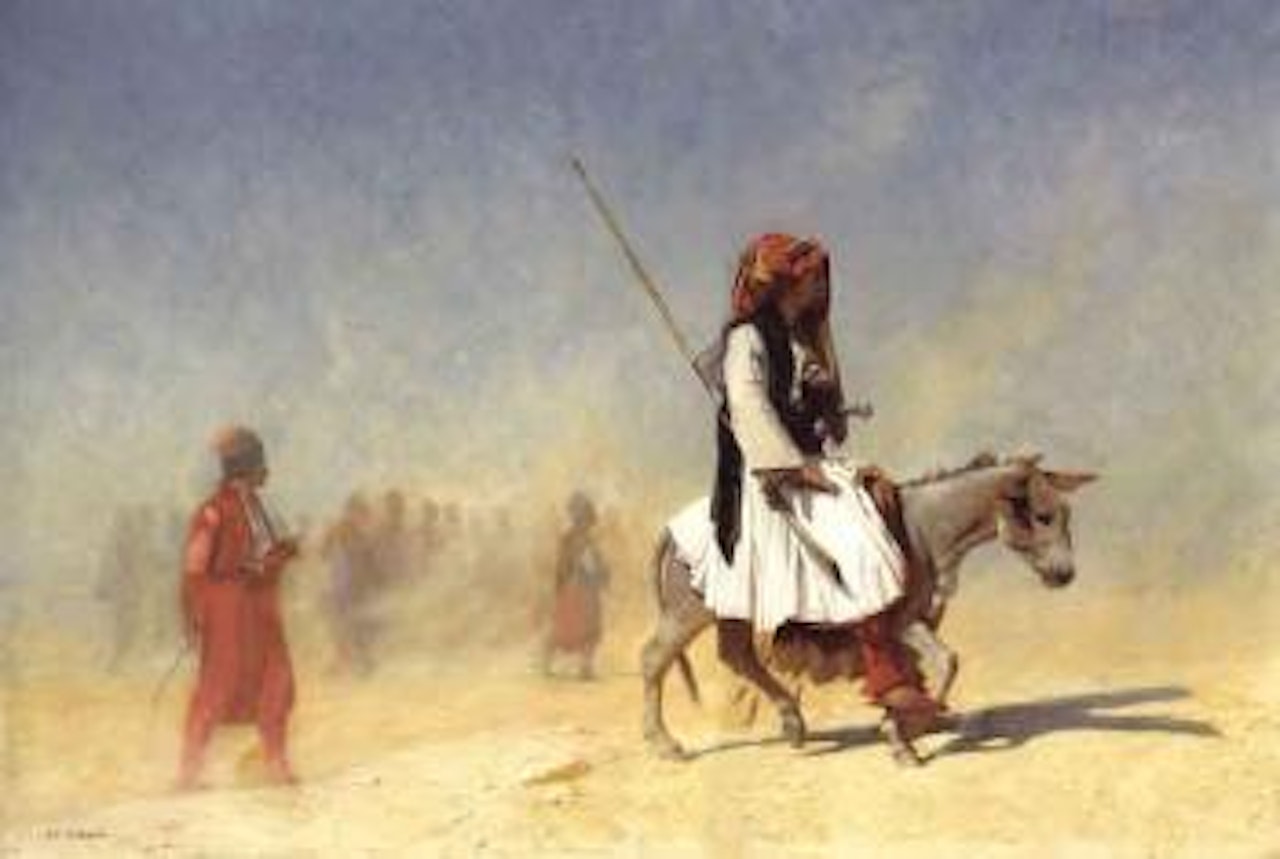 Egyptian recruiting officer by Jean Léon Gérome