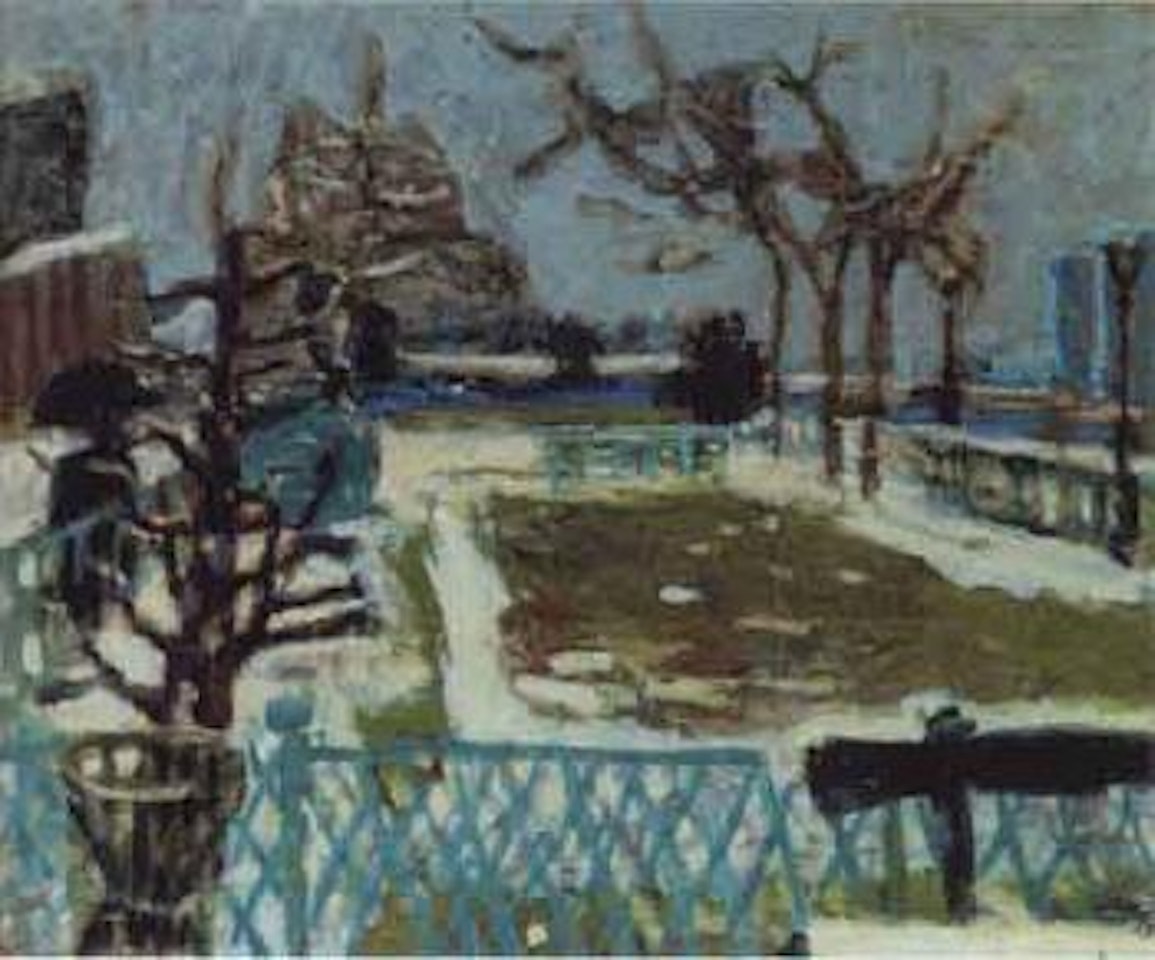 Paysage a neige by Antoni Clavé