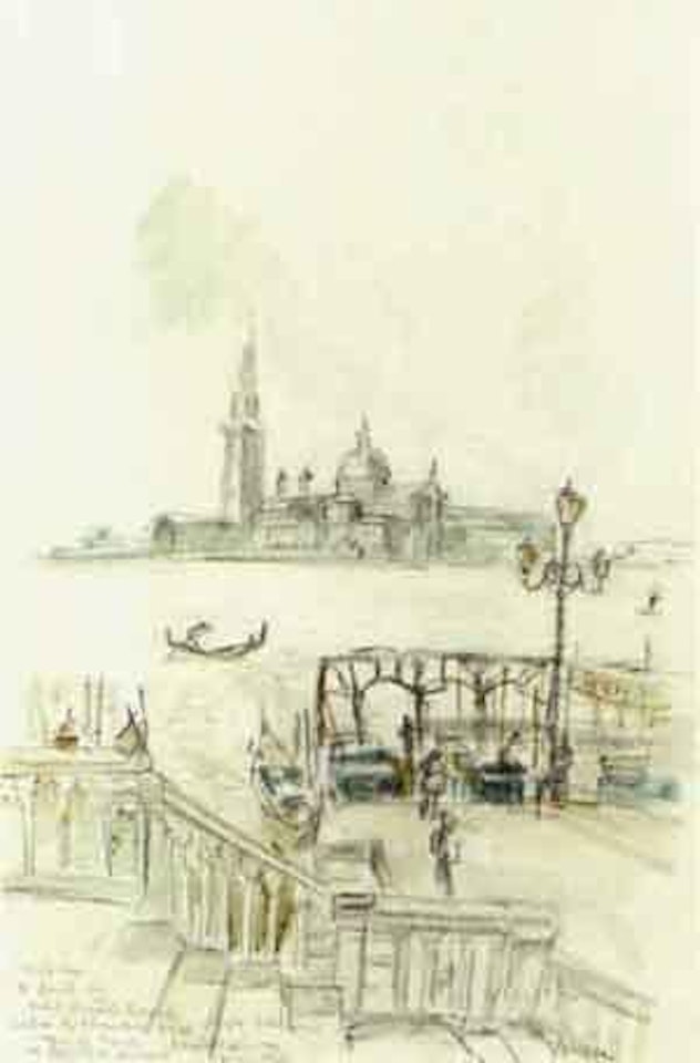 Hotel Danieli Royale, Venice by Leonard Tsuguharu Foujita