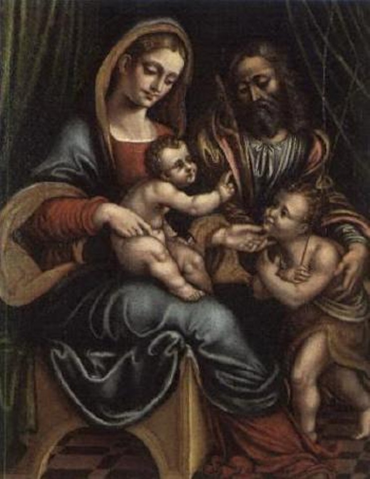 Holy Family with Saint John by Gianpietrino