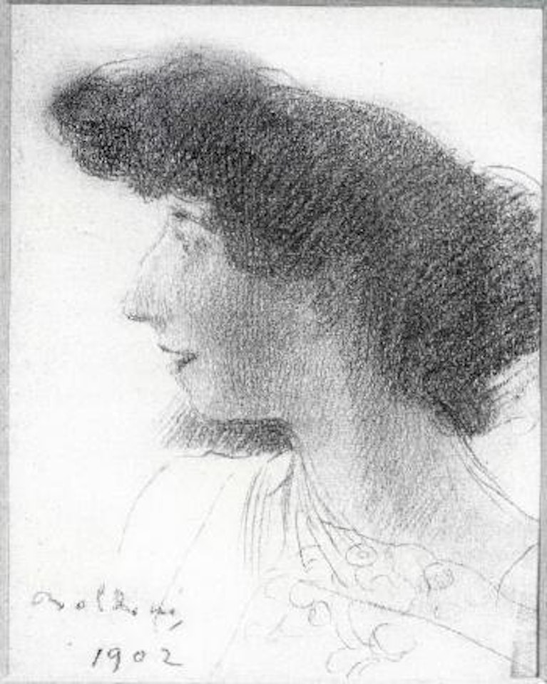 Head of woman by Giovanni Boldini