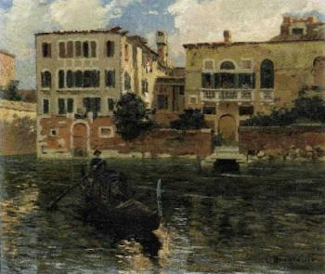 On a gondola, Venice by Carlo Brancaccio