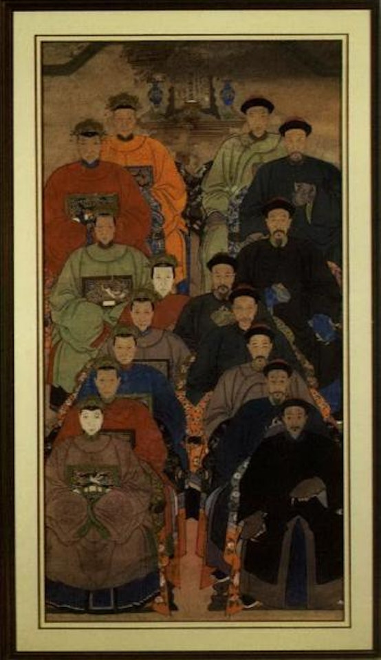 Portrait of eight generations of Ch'ing Dynasty families by Chinese School