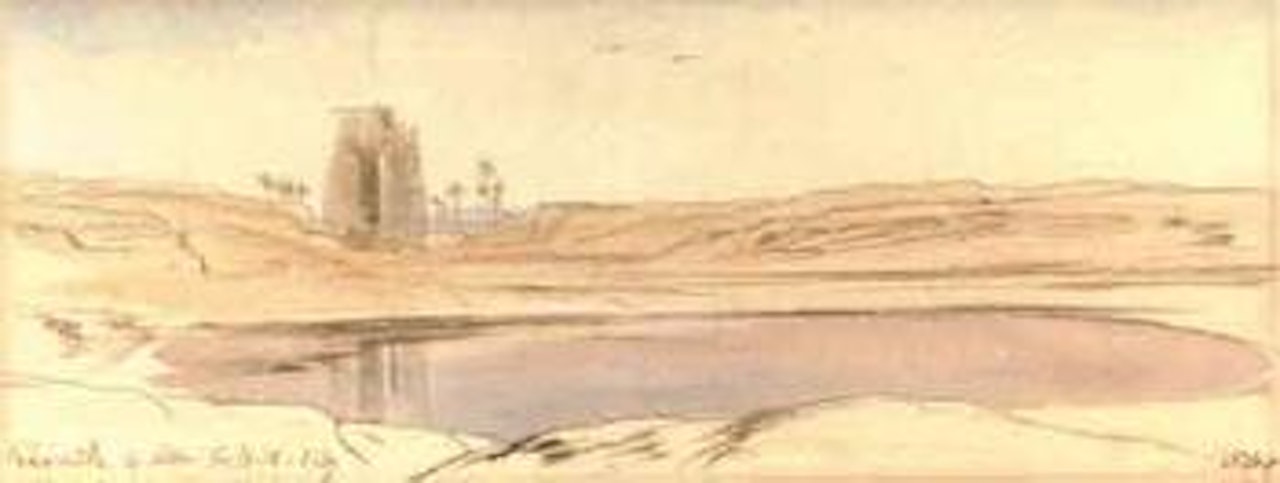 Karnak, upper Egypt by Edward Lear