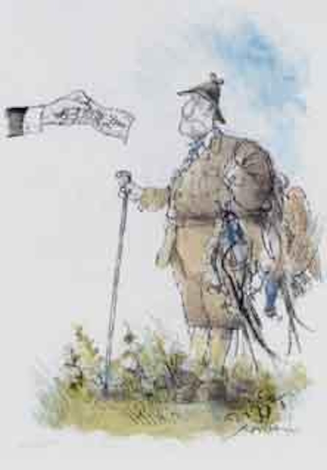 Gettin the bird by Ronald Searle