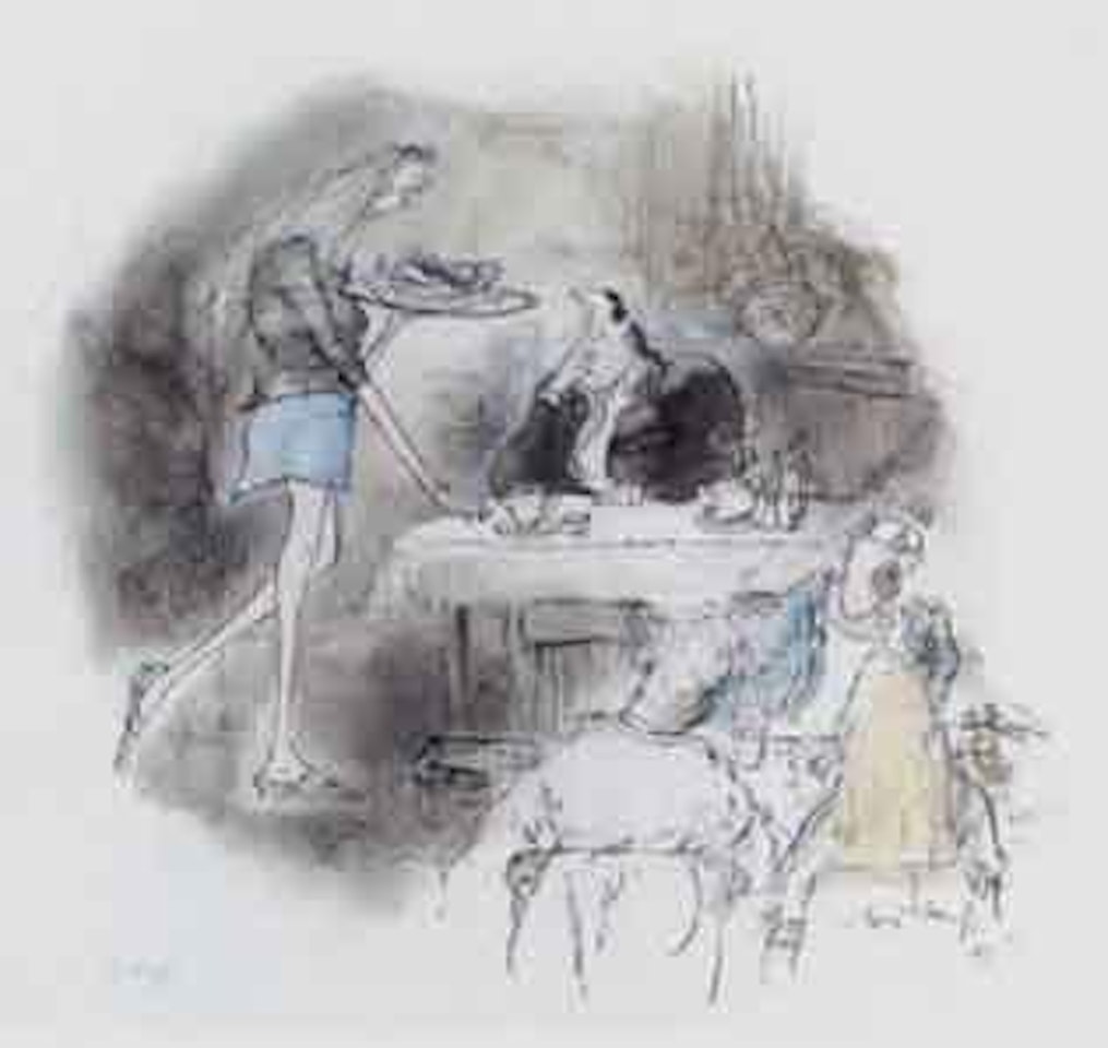 Tea Shoppe by Ronald Searle