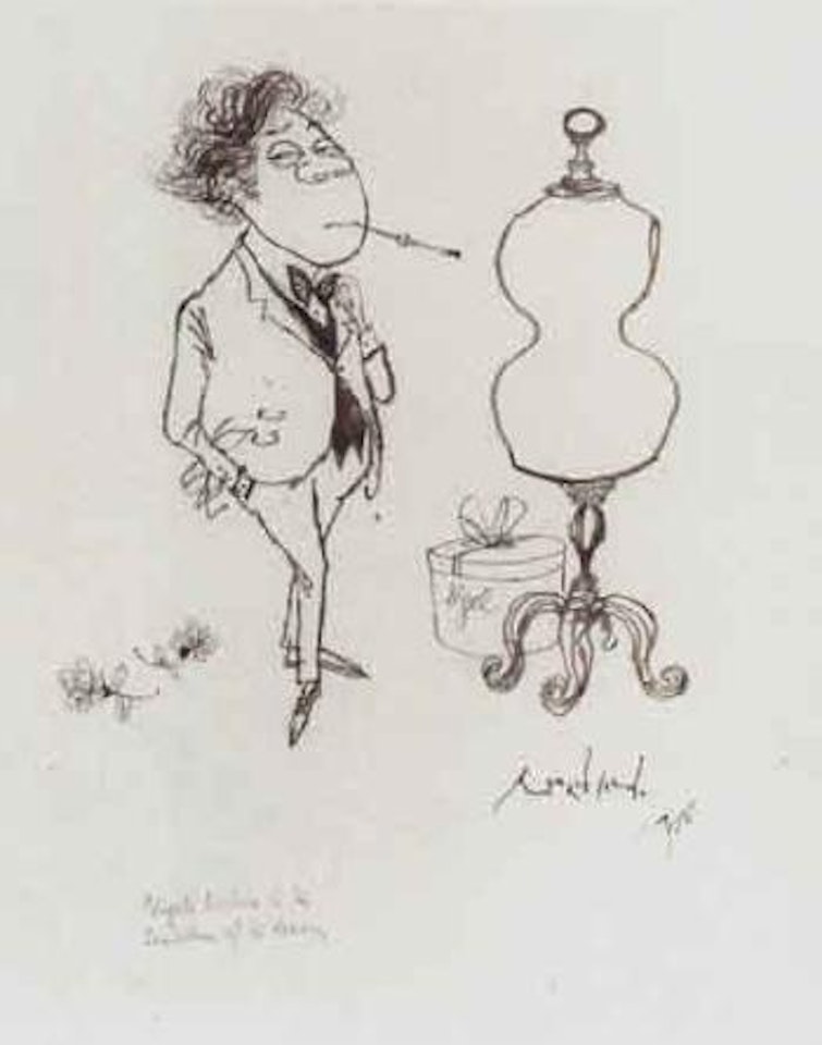 Nigel's B line is the sensation of the season by Ronald Searle