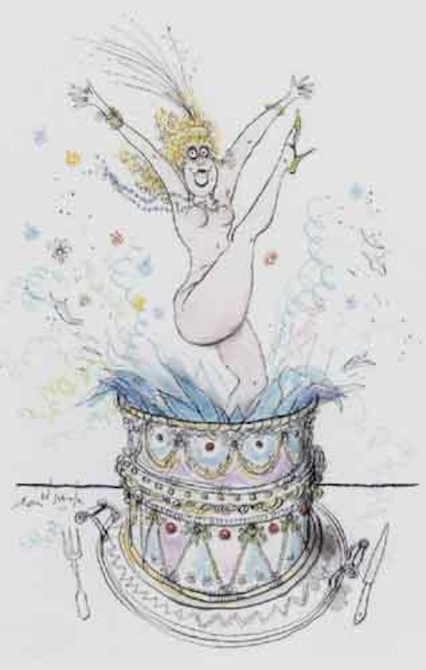 Happy Birthday to you by Ronald Searle
