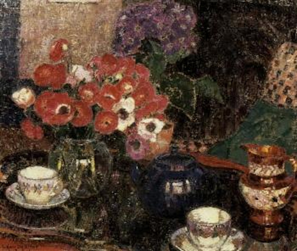 Nature morte avec coquelicots by Leon de Smet