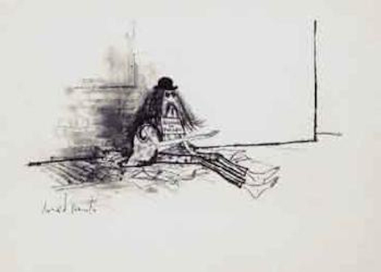 Allergic to pollen by Ronald Searle