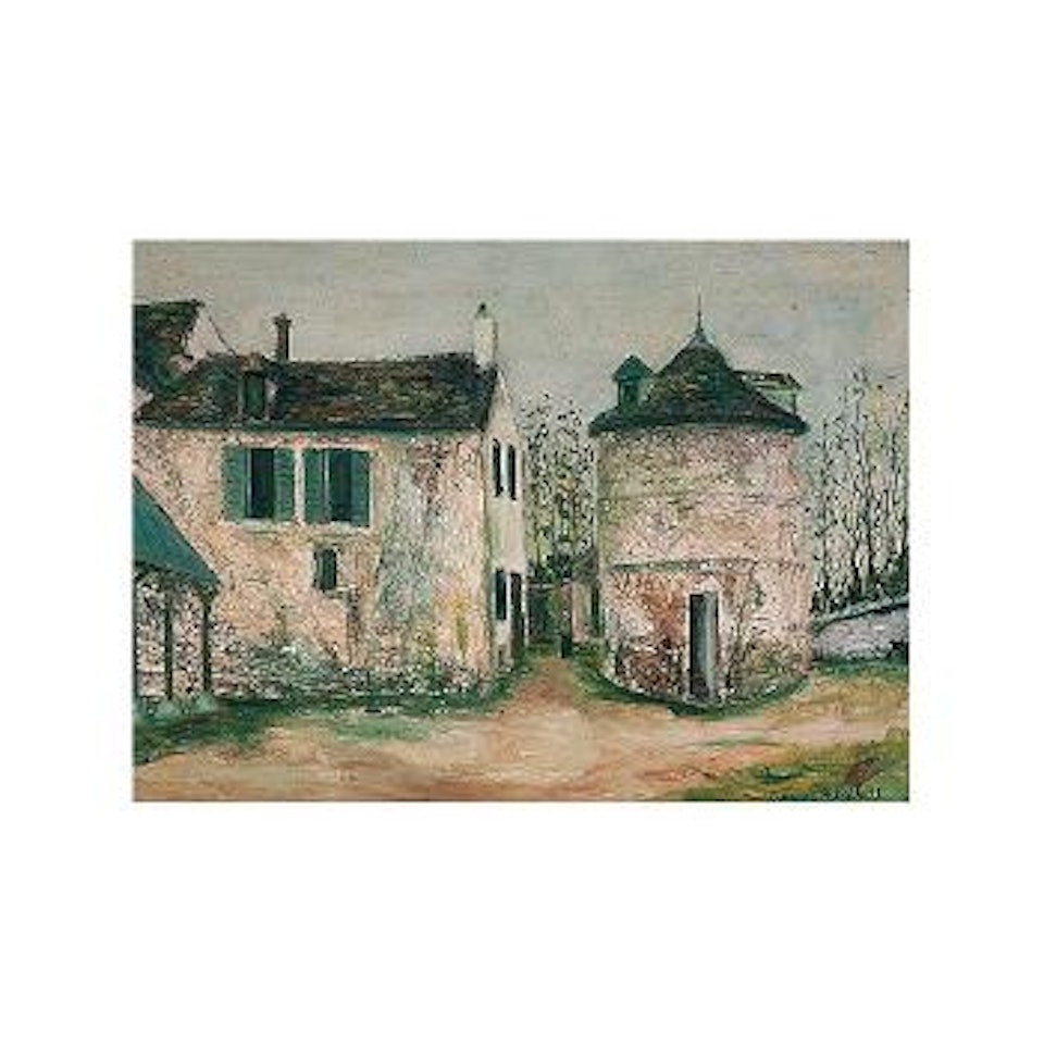 La maison de Gabrielle d'Estrees a Bezons - Val-D-Oise by Maurice Utrillo