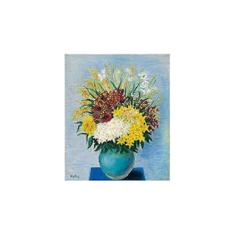 Bouquet de fleurs mimosas by Moïse Kisling