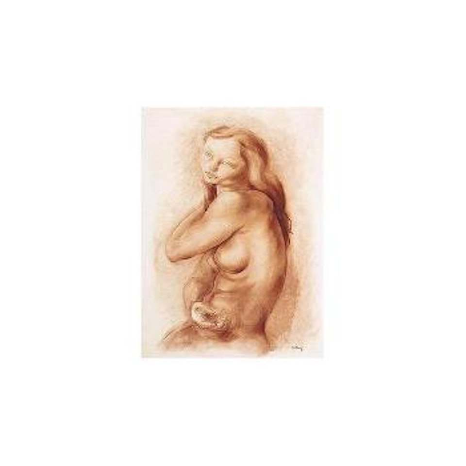 Buste nu assis by Moïse Kisling