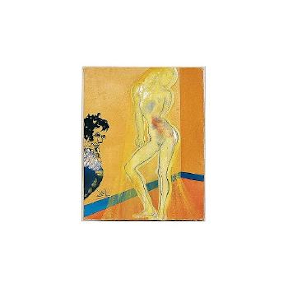 Marquis de Sade, the chevaliers dream about Cecile by Salvador Dali