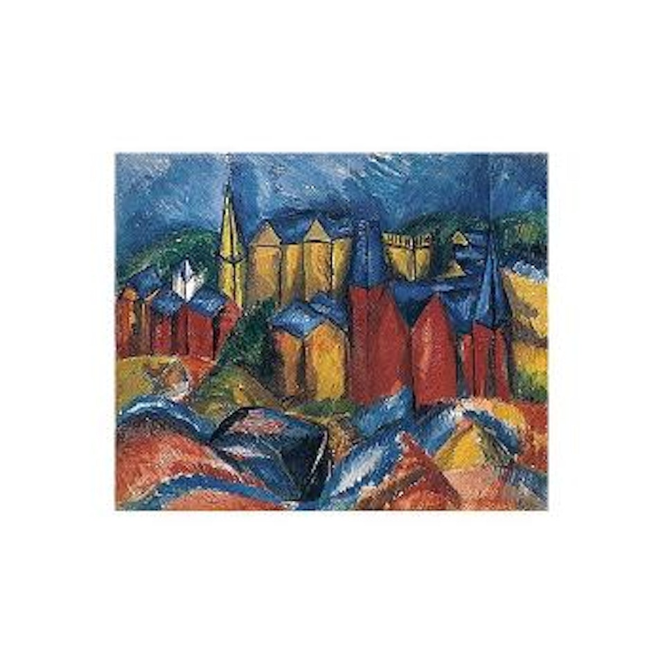 Les toits rouges by Raoul Dufy