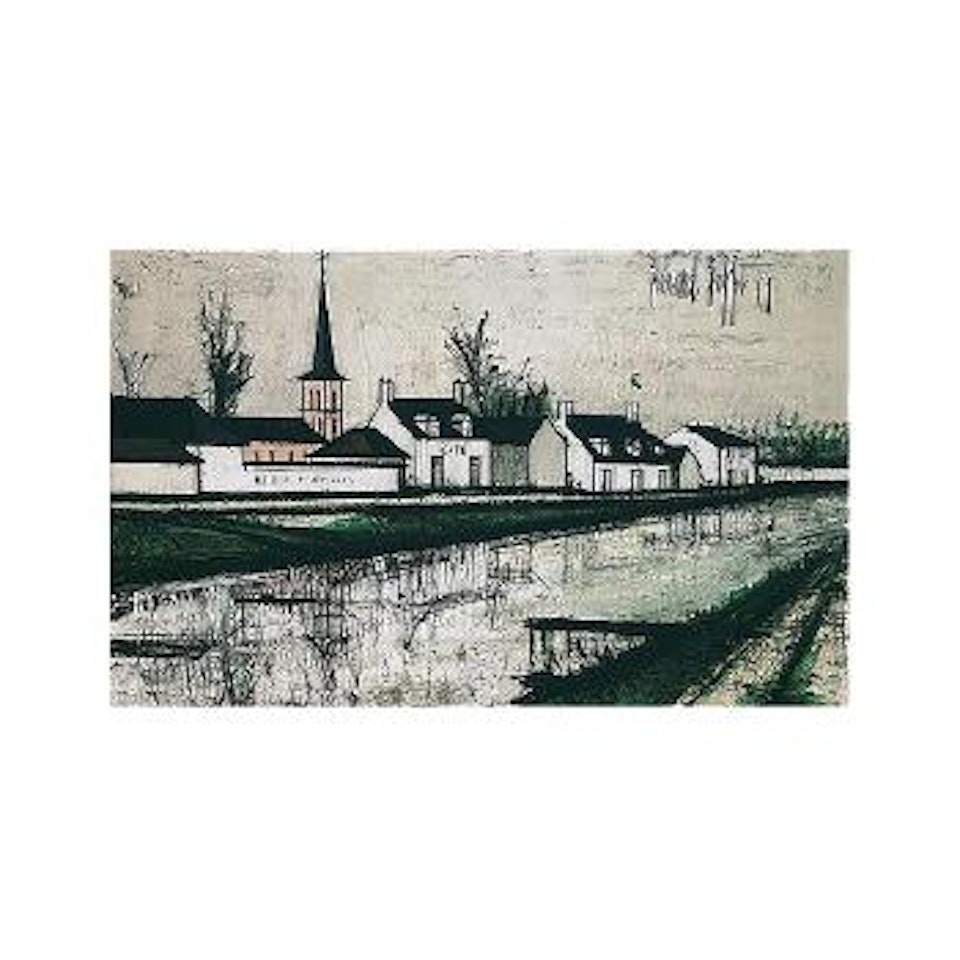 Village au bord de l'eau by Bernard Buffet
