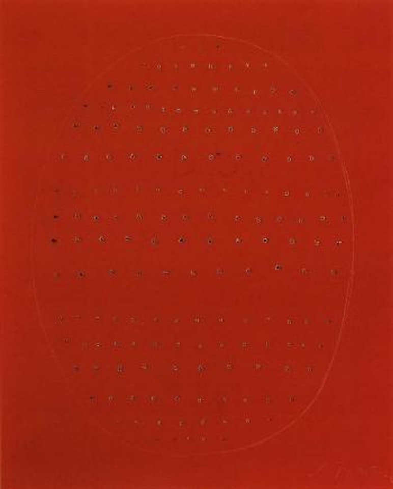 Concetto spaziale by Lucio Fontana