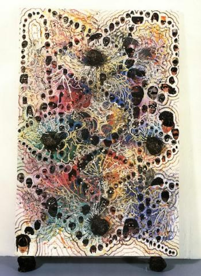 Blind popcorn by Chris Ofili