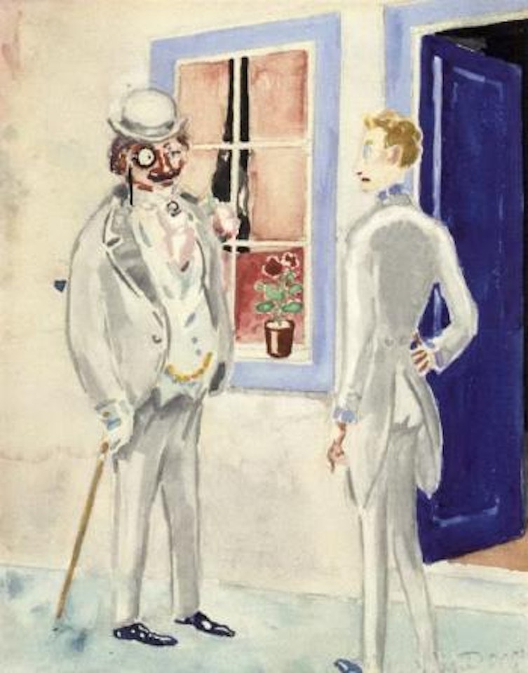 Jupien et Charlus by Kees van Dongen