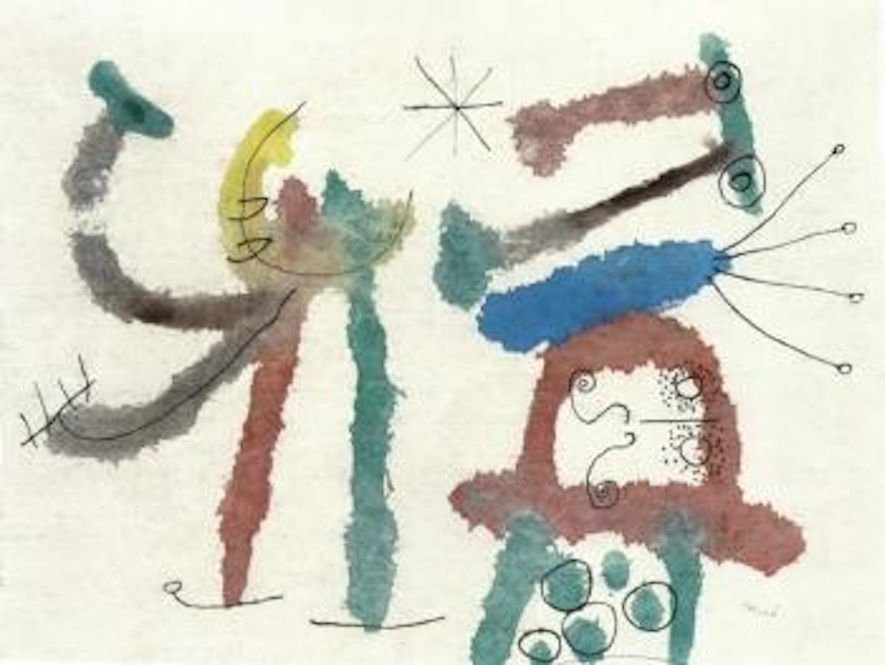 Graphisme concret by Joan Miró