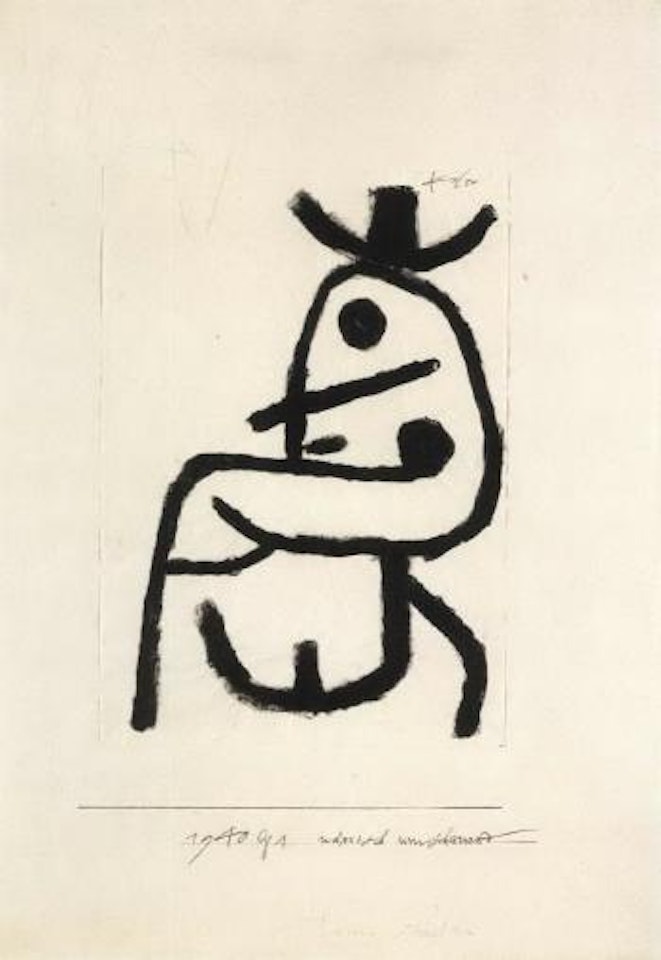 Narrisch umschauend by Paul Klee