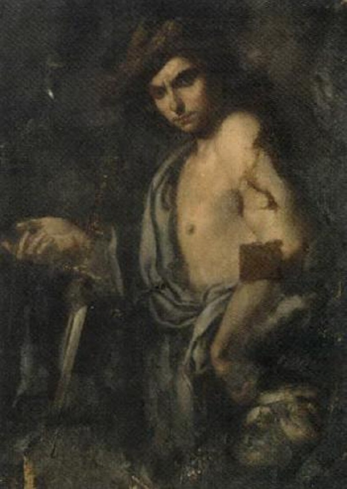 David with the head of Goliath by Italian School