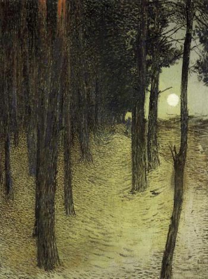 Paysage en sous-bois by Henri Jean Guillaume Martin