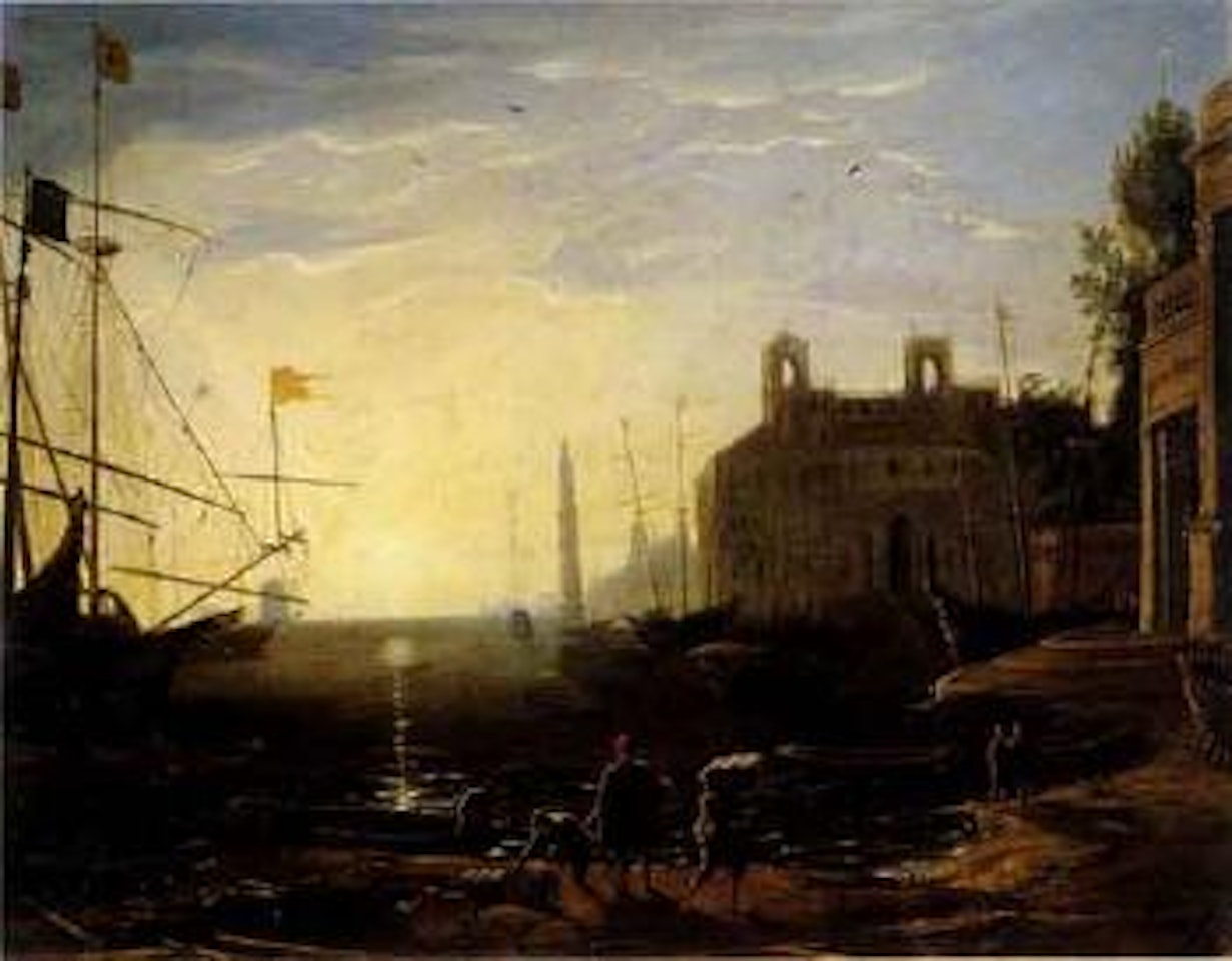 View of harbour by Claude Lorrain