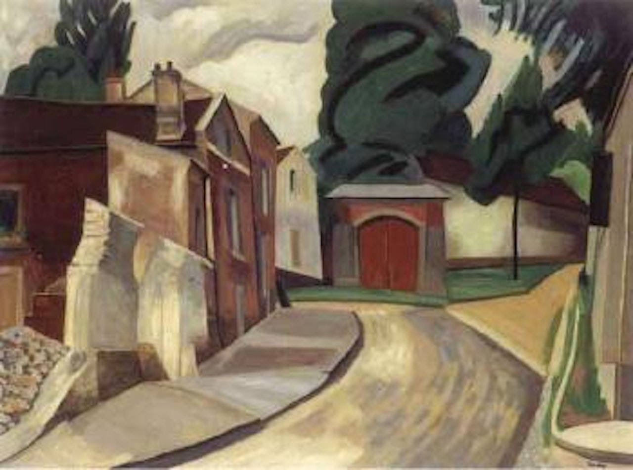 Rue de l'Ecole le Cateau by Auguste Herbin