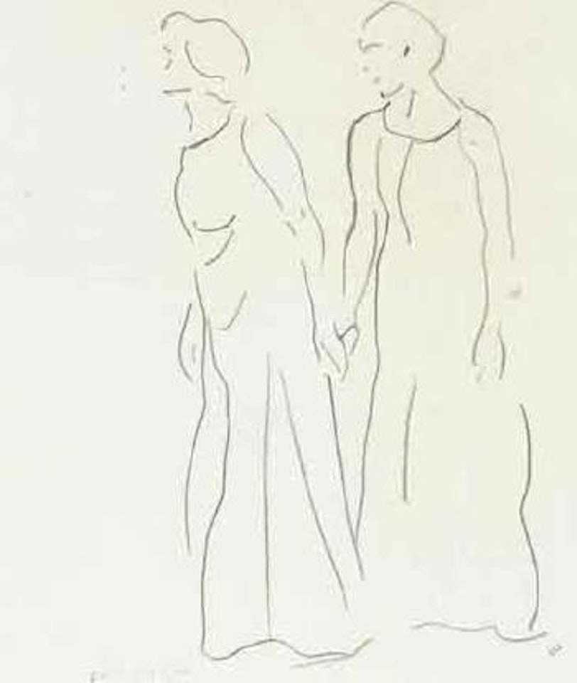Two women by Ferdinand Hodler