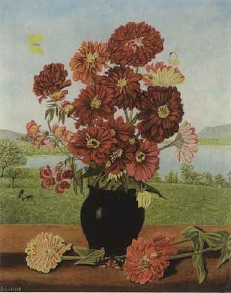 Still life of flowers by Adolf Dietrich