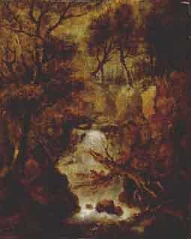 Wooded landscape by Gustave Courbet