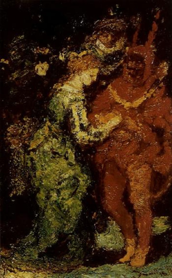 Mephisto et Margherite by Adolphe Monticelli