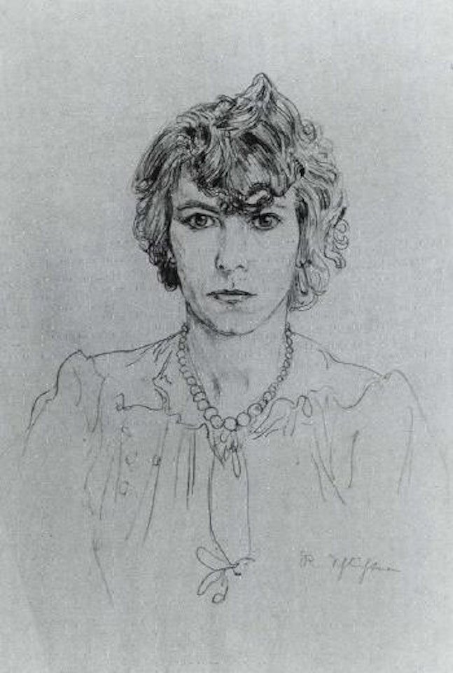 Woman with collar by Rudolf Schlichter