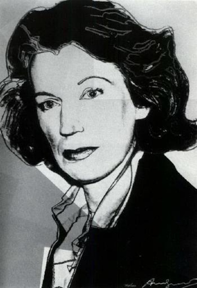 Mildred Scheel by Andy Warhol