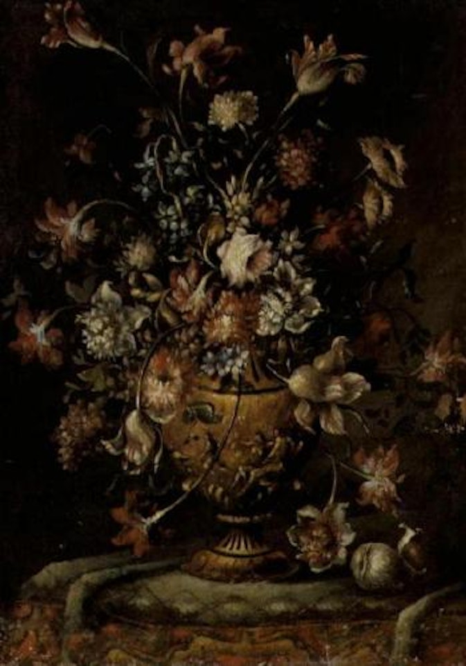 Bouquet of flowers in a vase by Pier Francesco Cittadini
