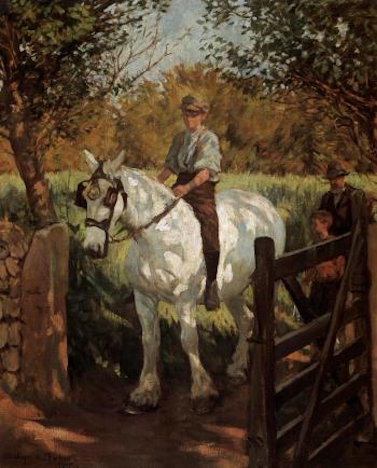 White horse by Stanhope Alexander Forbes