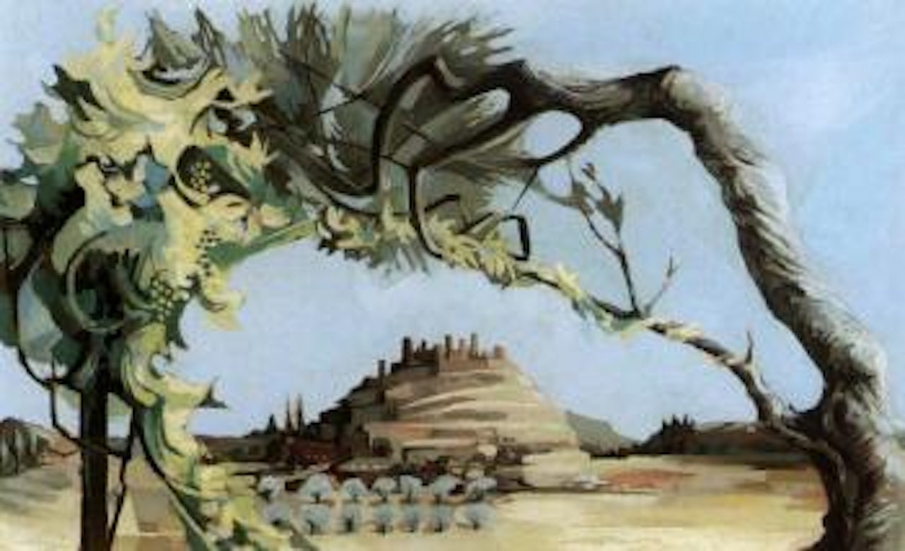 Olive tree and vine - San Gimignano by Michael Ayrton