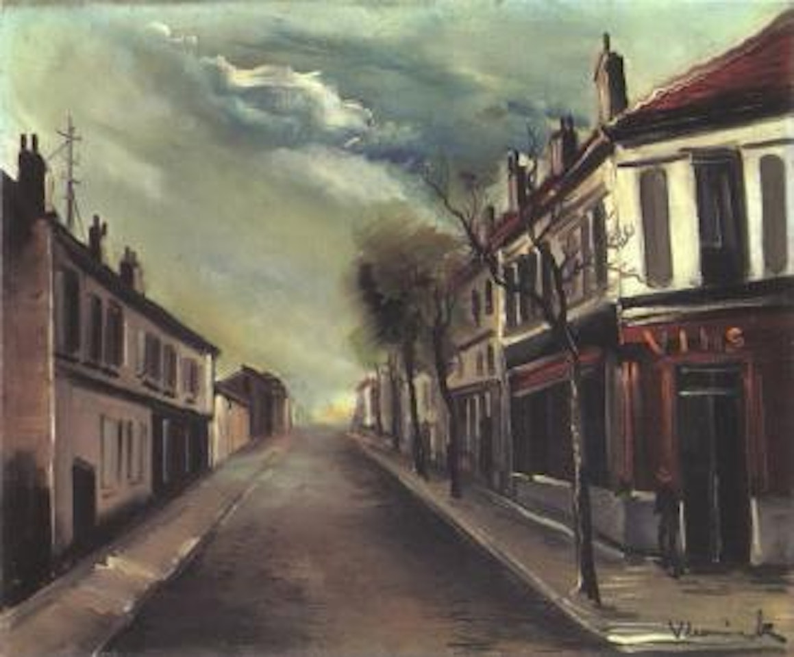 Faubourg de Rouen by Maurice de Vlaminck