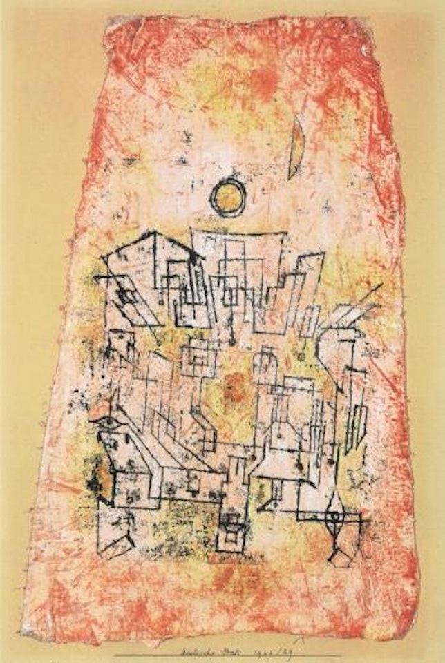 Arabian town by Paul Klee