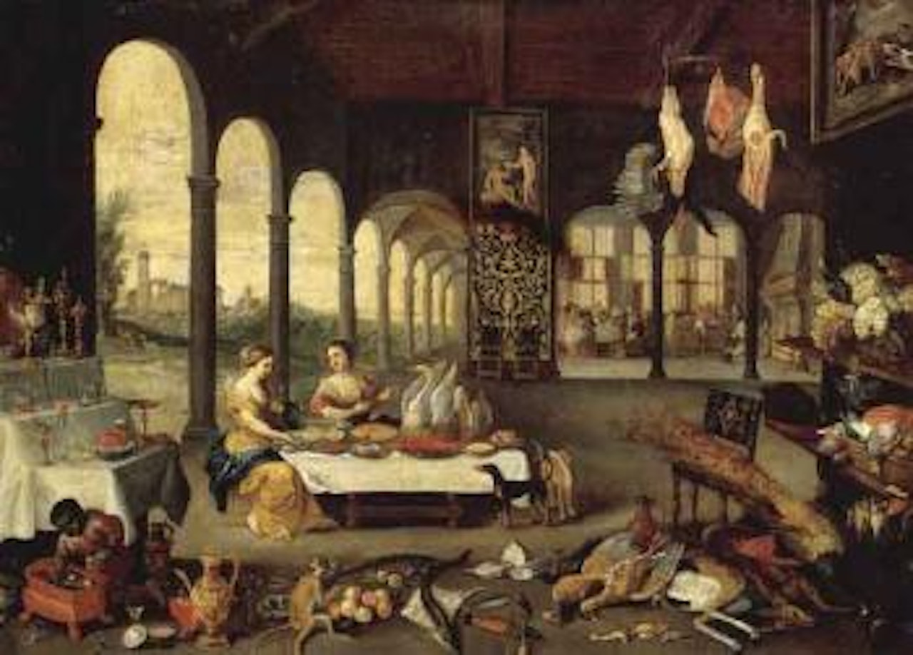 An allegory of taste by Jan Van Kessel The Elder