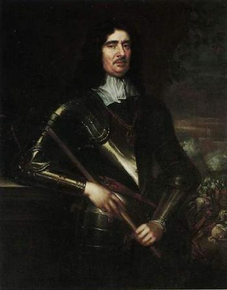 Portrait of an officer, said to be General Monck wearing armour by Sir Peter Lely
