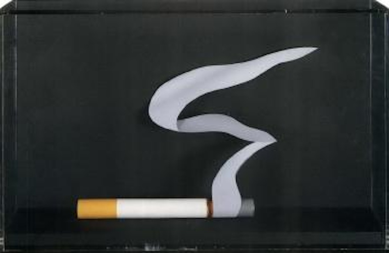 Maquette for smoking cigarette by Tom Wesselmann